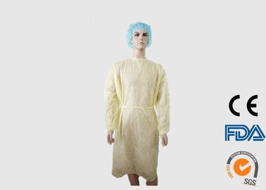 Water Repellent Disposable Medical Gowns , 20G PP Disposable Visitor Coats