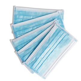Comfortable Disposable Face Mask Anti Virus Size 17.5 X 9.5cm Elastic Earloop Style