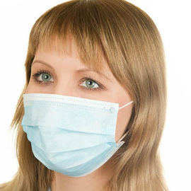 Personal Use Disposable Mouth Mask , Disposable Medical Mask PP Outer Layer