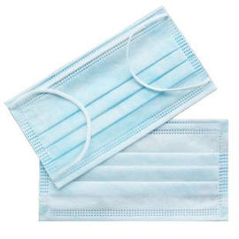 Personal Use Disposable Mouth Mask , Disposable Medical Mask PP Outer Layer