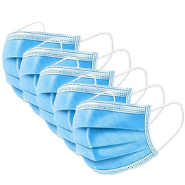 China Personal Use Disposable Mouth Mask , Disposable Medical Mask PP Outer Layer company