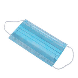 Healthy Breathing Custom Hospital Masks , Blue Disposable Mask Comfortable Fit