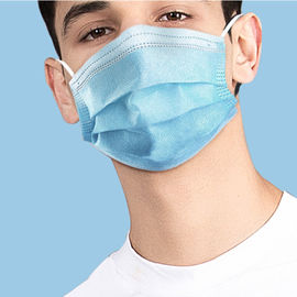 China Anti Virus 3 Ply Surgical Face Mask , Disposable Nose Mask For Dust Free Workshop company