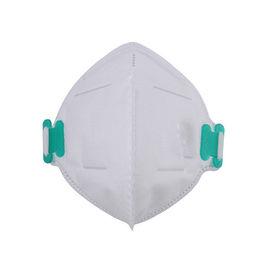 Durable Foldable FFP2 Mask Fluid / Flame Resistant No Exposed Metal Component