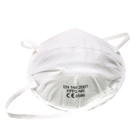 Anti Particulate Disposable Dust Mask , Cupped Face Mask Multi Layered Material