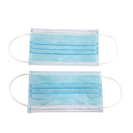 Non woven Disposable Face Mask Weight 25grams With Secure Loop Earloop