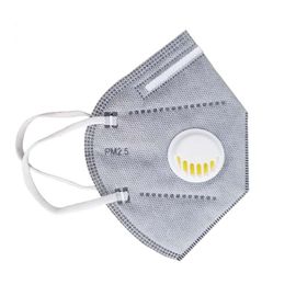 Outdoor Foldable Ffp2 Mask Three Layers Protection Filtration Bacterial