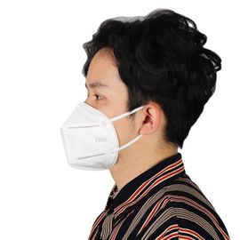 Sanitary Disposable Safety Mask , Disposable Gas Mask Anti Pollution
