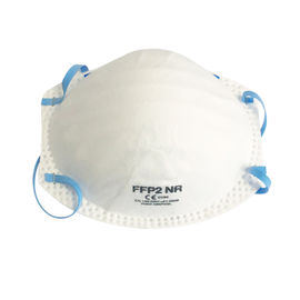 Head Wearing Disposable Dust Mask , Cupped Face Mask Absorption Odor