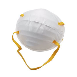Anti - Smoke Disposable Breathing Mask , Non Woven Face Mask Cup Shape