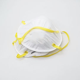 Anti - Smoke Disposable Breathing Mask , Non Woven Face Mask Cup Shape