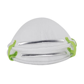 Green Colour Straps Ffp2 Cup Mask Effective Protection Against Fine Particulates