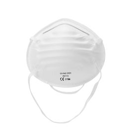 High Softness Cupped Face Mask Not Tighten Ears For Mining / Textile