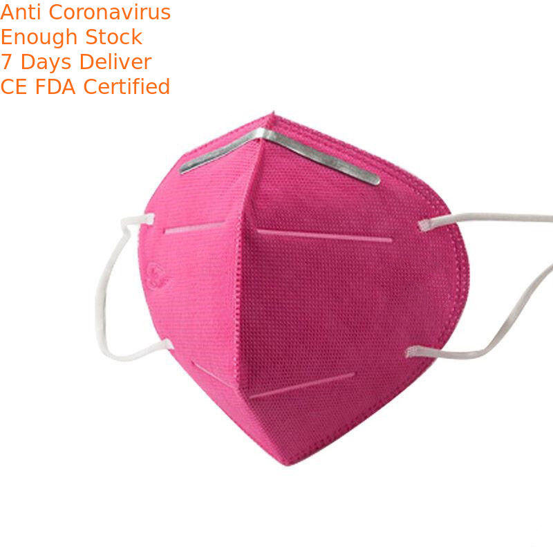 Highly Stretchable Foldable Ffp2 Mask Three Dimensional Cutting Various Color Available