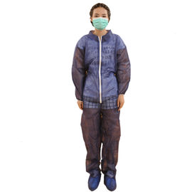 Latex Free Disposable Non Woven Coverall For Medical Healthcare Center