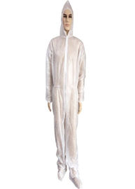 China Non Toxic Hooded Throw Away Overalls Anti Spray For Healthcare Setting factory