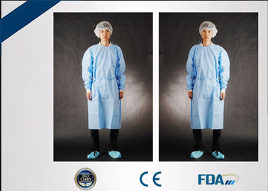 Breathable Disposable Surgical Gown For Alcohol / Blood / Bacteria Invading Prevention