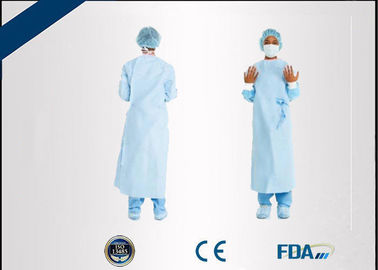 China Lightweight Non Woven Disposable Barrier Gowns For Chemical / Food Industry factory
