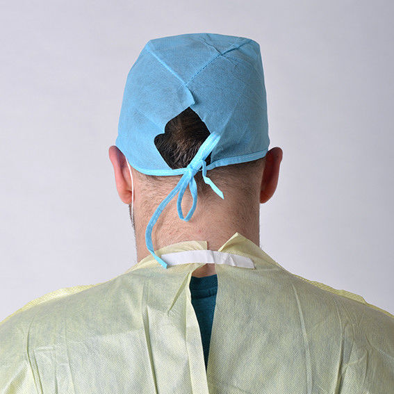 Fluid Resistant Disposable Protective Gowns , PE Coated Sterile Surgical Gowns